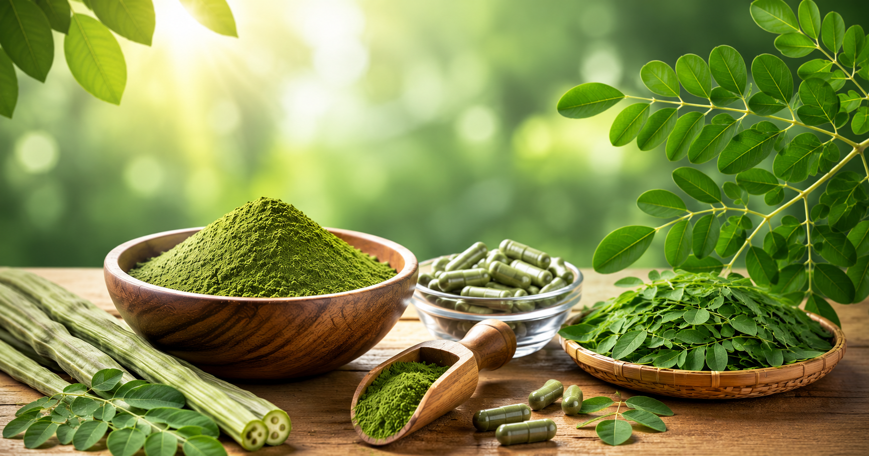 Premium Moringa Extract by Navika Lifesciences – High-quality botanical ingredient sourced from Moringa oleifera, ideal for nutraceuticals, dietary supplements, herbal formulations, and natural wellness products.